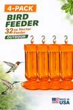 4 Pack First Nature 3088 Hummingbird Feeder 32 oz Nectar Bird Feeder