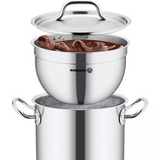 Korkmaz A2775 Gastro Proline Stainless Steel 1.8 Liter Mixing Bowl in Silver