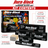 Dura-Block AF44A 6 Piece Sanding Block Set Auto Body Paint Prep Wet Dry Sanding