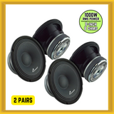 Audiopipe APMB-8-D 8" 250W RMS 8 Ohms Low Mid Frequency Car Speakers (2 PAIRS)