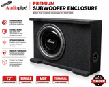 Audiopipe APSB10BDF 10" Sealed Downfire Loaded Car Subwoofer Enclosure 400W
