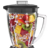 Oster Classic Series 8-Speed Blender with 6-cup Capacity Clear Glass Jar (Gray)