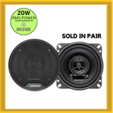 New Blaupunkt E-Series BPS-E452 4 Inch 2 Way Speakers 20 Watts RMS 40 Max Power