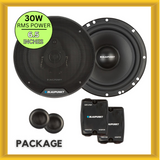 New Blaupunkt E-Series BPSE650C 6.5" 2-Way Car Component Speaker System 30W RMS