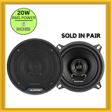 Blaupunkt E-Series BPSE652 6 Inch 2-Way Speakers 20 Watts RMS 40 Max Power 4 OHM