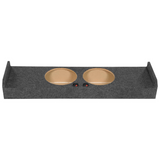 QPower Dual 12″ Sealed Empty Woofer Enclosure for ’09-’24 Ford F-150 Super Crew