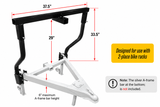 Stromberg Carlson CC-275 RV Trailer Tongue Bike Rack Cargo Carrier Bunk