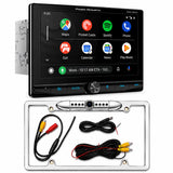 Power Acoustik CPAA-70D10F 10.6" CarPlay Android Auto DVD Stereo w Camera