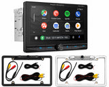 Power Acoustik CPAA-70D10F 10.6" CarPlay Android Auto DVD Stereo w Camera