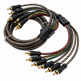Audiopipe CPPMC6 6ft 6-Channel OFC RCA Cable Dual Twisted Car Audio