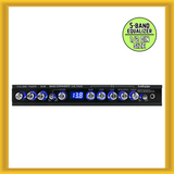 Audiopipe EQ-515DXP 5 Band Graphic Equalizer with 9 Volt Line Driver Output NEW