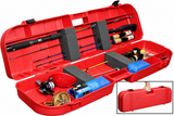 MTM IFB-1-30 Red Ice Fishing Rod Box Storage Case Made in USA