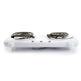 Better Chef IM-306DB 1500 Watts Dual Element Electric Countertop Range in White