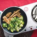 Better Chef IM-306DB 1500 Watts Dual Element Electric Countertop Range in White