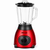 Better Chef IM-602R 48oz Glass Jar Blender 500W 5 Speed Pulse Stainless
