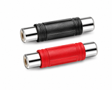 Audiopipe IS1195SL RCA Female Couplers F/F Nickel 10 Pack Red Black