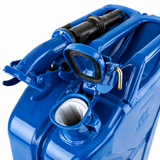 Wavian 5 Gallon 20L NATO Steel Jerry Can w/ Leakproof Spout Blue