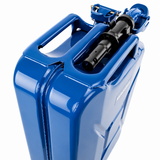 Wavian 5 Gallon 20L NATO Steel Jerry Can w/ Leakproof Spout Blue