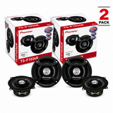 4 x Pioneer TS-F1034R 4" 2-Way Car Speakers 150W Max Coaxial