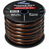 Audiopipe PW025BK 0 Gauge Power Wire 25 FT Black Car Audio Amp Cable