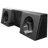 QPOWER QBOMB DUAL 12" EMPTY SUB BOX WOOFER ENCLOSURE FOR CHEVY GMC STANDARD CAB