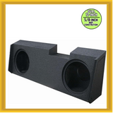 QPower for Chevy/GMC Crew Cab 2019 - 2024 Dual 12" Sealed Car Woofer Enclosure
