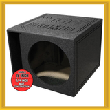 QPower “QBOMB” Single 15-inch ‘Horn-Ported’ Empty Car Woofer Enclosure (NEW)