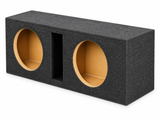Q Power QHD210V Dual 10" Vented Subwoofer Box Enclosure Heavy Duty MDF