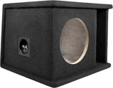 QPower QHP108V 8" Ported Subwoofer Box 1.1 Cu Ft MDF Vented Enclosure