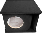 QPower QHP108V 8" Ported Subwoofer Box 1.1 Cu Ft MDF Vented Enclosure