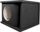 QPower QHP108V 8" Ported Subwoofer Box 1.1 Cu Ft MDF Vented Enclosure
