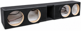 QPower QLuxe Quad 8" Subwoofer Box Silverado Sierra Crew Cab 2007-2026
