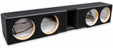 QPower QLuxe Quad 8" Subwoofer Box Silverado Sierra Crew Cab 2007-2026