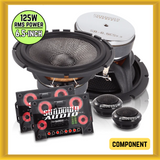 Sundown Audio SA-6.5CS v.3 6.5" 125W RMS Component Car Audio Speakers + Tweeters