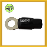 Sundown Audio Ring Terminal 4AWG Black (20 Pack)