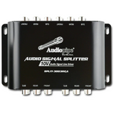 Audiopipe SPLIT-3003RCA RCA 1 In /3 Out Splitter w/ 10V Audio Signal Line Driver