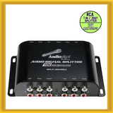 Audiopipe SPLIT-3003RCA RCA 1 In /3 Out Splitter w/ 10V Audio Signal Line Driver