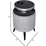 Soundstream STSW-180MCM-G Smart Home Speaker and Charging Table with Swivel Top
