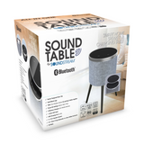 Soundstream STSW-180MCM-G Smart Home Speaker and Charging Table with Swivel Top