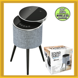 Soundstream STSW-180MCM-G Smart Home Speaker and Charging Table with Swivel Top