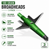 Swhacker SWH00207 #207 100 Grain 2" Mechanical Broadheads 3 Pack Hunting