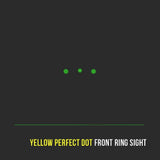 Night Fision TAU250001YGXX Tritium Perfect Dot Front Sight Yellow/Green