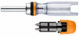 VESSEL TD-6808MG Ratchet Driver Screwdriver with 8 Interchangeable Bits