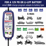TecMate OptiMate 2 Duo TM551 2A Smart Battery Charger & Maintainer 12V