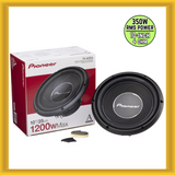 Pioneer TS-A25S4 10" 350W RMS Power Single 4-Ohm Voice Coil Car Subwoofer (NEW)