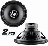 2 x Audiopipe TS-PP2-15 15" Subwoofer 1500W Max 500W RMS 4 Ohm Car Audio