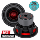 Audiopipe TXX-BDC-IV-10D2 10" DVC Subwoofer 900W RMS Dual 2 Ohm