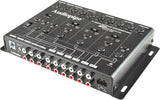 Audiopipe XV-6-V15 6 Way Active Crossover w/ Remote Bass Knob Bass Boost