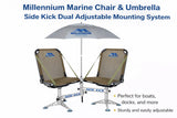 Millennium Marine Boat Seating Bundle Double Seat & Umbrella Set