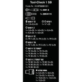 Wera 05073220001 Tool Check 1 SB Tools Set - 38-pc. Set